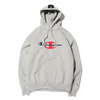 Champion × ATMOS LAB P/O HOODED SWEATSHIRT GREY C8-S114-070画像
