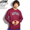 LEFLAH ARCH LOGO LONG TEE -BURGUNDY-画像