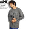 LEFLAH ARCH LOGO LONG TEE -CHARCOAL-画像