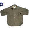 POST OVERALLS 3205 E-Z CRUZ-R2 COTTON TWEED HERRINGBONE SHIRTS olive heather画像
