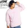 LEFLAH HAND WRINTING LOGO LONG TEE -PINK-画像
