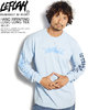 LEFLAH HAND WRINTING LOGO LONG TEE -BLUE-画像