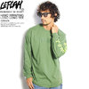 LEFLAH HAND WRINTING LOGO LONG TEE -GREEN-画像
