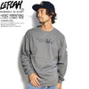 LEFLAH HAND WRINTING LOGO LONG TEE -CHARCOAL-画像