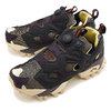 Reebok INSTAPUMP FURY TRAIL BLACK/MIDNIGHT SHADOW/WEATHERED YELLOW FV1581画像