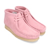 Clarks Wallabee Boot Rose Suede Rose Suede 26154165画像