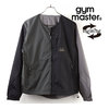 gym master RVナイロンウィンドブレイクノーカラーJKT モノトーンCRZ×グレー G518666-90画像