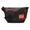 Manhattan Portage Ticker Tape Casual Messenger Bag Black/Red MP1605JRTCKRTPE画像