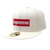 Supreme 20FW World Famous Box Logo New Era WHITE画像