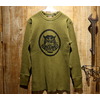 FREEWHEELERS CREW NECK THERMAL LONGSLEEVE SHIRT “U.S.ARMY TDB 801st SQ” 2035001画像