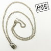 666 シド パドロックチェーン ネックレス SOA0029画像