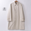 ANATOMICA SINGLE RAGLAN COAT GABARDINE OYSTER画像