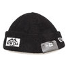 NEW ERA OUTDOOR WAFFLE CUFF KNIT SHORT BLACK 12541094画像