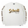 Schott LOGO T-SHIRT WHITE 3103166画像