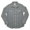 UES Original Cotton Twisted Yarn Fabric Work Shirt CHAMBRAY 502001画像