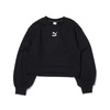 PUMA CLASSICS BALLOON SLEEVE CREW BLACK 530277-01画像