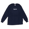 Supreme 20FW Box Logo L/S Tee NAVY画像