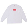 Supreme 20FW Box Logo L/S Tee WHITE画像