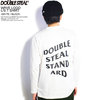 DOUBLE STEAL WAVE LOGO L/S T-SHIRT -WHITE/BLACK- 904-14048画像