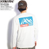 DOUBLE STEAL MOUNTAIN L/S T-SHIRT -WHITE/EMERALD- 904-14053画像