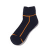 CHICSTOCKS ANKLE SOCKS 72&times;53 Navy&times;Mustard CH-102画像
