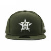 NEW ERA HOUSTON ASTROS 9FIFTY SNAPBACK CAP OLIVE NR11941930画像