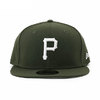 NEW ERA PITTSBURGH PIRATES 9FIFTY SNAPBACK CAP OLIVE NR11941915画像