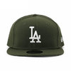 NEW ERA LOS ANGELES DODGERS 9FIFTY SNAPBACK CAP OLIVE NR11941927画像