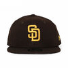 NEW ERA SAN DIEGO PADRES 9FIFTY SNAPBACK CAP BROWN NR12351317画像