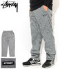 STUSSY Houndstooth Track Trouser Pant 116449画像