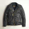 VANSON C2R DOUBLE RIDERS JACKET Soft Cow Leather Skinnier Fit画像