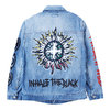 Zephyren DENIM JACKET HARD WASH / Inhale the black Z16AA01画像