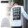 Subciety HANG UP L/S -WHITE/BLACK- 105-44243画像