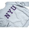 Champion C5-S004 CLASSIC COLLAGE REVERSE WEAVE CREW "NYU" made in U.S.A. ox grey画像