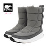 SOREL OUT N ABOUT PUFFY MID Quarry WOMENS NL3804-052画像