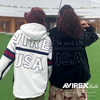 AVIREX FLEECE ZIP PARKA BIG LOGO 6202054画像