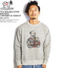 The Endless Summer TES MALIBU STAR NAVAHO CREWNECK SWEAT -MIX GRAY- FH-0774324画像