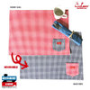 COOKMAN TABLE POCKET MAT REVERSIBLE -GINGHAM RED & NAVY- 233-01922画像