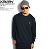 DOUBLE STEAL ROSE EMBROIDERY L/S TEE -BLACK- 905-12054画像