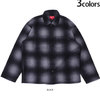 Supreme 20FW Shadow Plaid Fleece Shirt画像