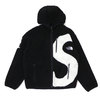 Supreme × THE NORTH FACE 20FW S Logo Hooded Fleece Jacket BLACK NT62004I画像