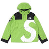 Supreme × THE NORTH FACE 20FW S Logo Mountain Jacket LIME NP62002I画像