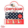 COOKMAN Chef's Scarf Dots Black画像