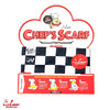 COOKMAN Chef's Scarf Checker Black画像