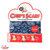 COOKMAN Chef's Scarf Paisley Navy画像