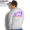 DOUBLE STEAL MOUNTAIN CREWNECK SWEAT -TOPGRAY/PURPLE- 904-14069画像