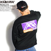 DOUBLE STEAL MOUNTAIN CREWNECK SWEAT -BLACK/PURPLE- 904-14069画像