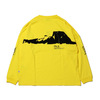 FILA Crew neck L/S T-shirt YELLOW FM9688-18画像