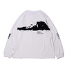 FILA Crew neck L/S T-shirt WHITE FM9688-01画像