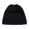 FILA Crew neck L/S T-shirt BLACK FM9688-08画像
